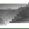 Mexen Kioto pastatoma dušo sienelė 100 x 200 cm, Skaidrus/Baltas raštas 8 mm, Chromo - 800-100-002-01-97