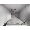 Mexen Lunar dušo durys, dešinės, 115 cm, permatomas, rožinis auksas - 834-115-000-60-00-P