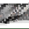 Mexen Lunar dešrainio durys, dešinės 70 cm, skaidrios, šepečiuota varis - 834-070-000-65-00-P