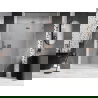 Mexen Lunar dešinės pusės dušo durys 140 cm, skaidrios, šlifuotas varis - 834-140-000-65-00-P
