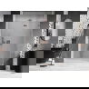 Mexen Lunar dešinės pusės dušo durys 140 cm, skaidrios, šlifuotas varis - 834-140-000-65-00-P