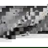 Mexen Lunar dešinėje pusėje atidaromos dušo durys 70 cm, skaidrios, gun gray šlifuotas - 834-070-000-66-00-P