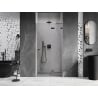 Mexen Lunar dešinėje pusėje atidaromos dušo durys 70 cm, skaidrios, gun gray šlifuotas - 834-070-000-66-00-P
