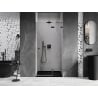 Mexen Lunar dešinės 95 cm dušo durys, skaidrios, šlifuota gungray - 834-095-000-66-00-P