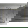 Mexen Kioto pastatoma dušo sienelė 140 x 200 cm, Skaidrus/Šerkšnas 8 mm, Auksinė - 800-140-002-50-35