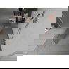 Mexen Kioto pastatoma dušo sienelė 140 x 200 cm, Skaidrus/Šerkšnas 8 mm, Rožinio aukso - 800-140-002-60-35