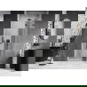 Mexen Lunar dušo durys, atveriamos dešinės 90 cm, skaidrios, juodos - 834-090-000-70-00-P