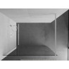 Mexen Kioto Dušo sienelė Walk-in 70 x 200 cm, skaidri 8 mm, balta - 800-070-101-20-00
