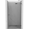 Mexen Lunar atveriamos dušo durys dešinės 85 cm, skaidrios, ginkluotas metalas - 834-085-000-95-00-P