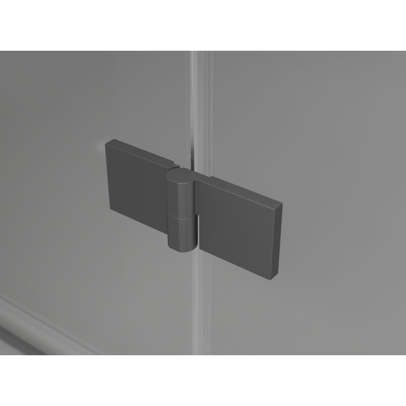 Mexen Lunar dušo durys, varstomos dešinės 120 cm, skaidrios, tamsaus metalo - 834-120-000-95-00-P