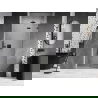 Mexen Lunar dušo durys, atidaromos į dešinę 125 cm, permatomos, gun metal - 834-125-000-95-00-P