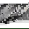 Mexen Lunar dušo durys, atidaromos į dešinę 125 cm, permatomos, gun metal - 834-125-000-95-00-P