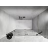 Mexen Lunar dušo durys, atveriamos į dešinę, 130 cm, permatomos, tamsus metalas - 834-130-000-95-00-P