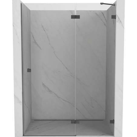 Mexen Lunar durų dušas atidaromas dešinysis 135 cm, skaidrus, šautuvas metalas - 834-135-000-95-00-P