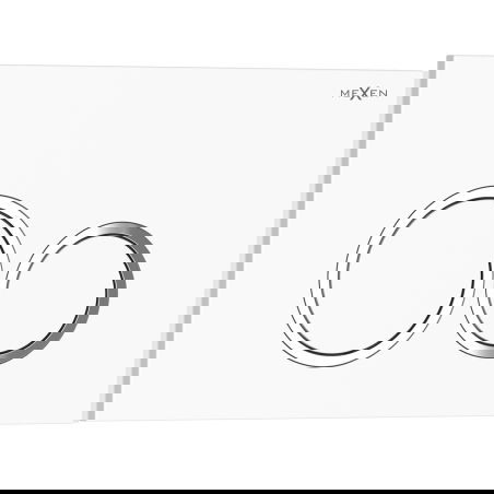 Mexen Tex 01 nuleidimo mygtukas, baltas blizgus - 6101-01