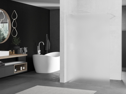 Mexen Kioto Dušo siena Walk-in 80 x 200 cm, šerkšnas 8 mm, balta - 800-080-101-20-30