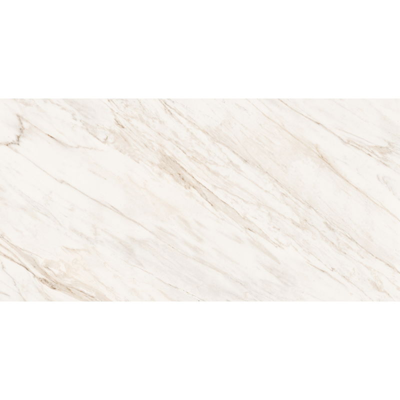 Mexen Angelo White glazūruoti rektifikuoti G1, grindų-sienų plytelė 120 x 60 cm, blizgi - TL156-120-060-00