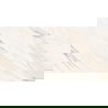 Mexen Angelo White glazūruoti rektifikuoti G1, grindų-sienų plytelė 120 x 60 cm, blizgi - TL156-120-060-00