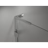 Mexen Lunar L dušo durys varstomos kairės 100 cm, skaidrios, chromuotos - 834L-100-000-01-00-L