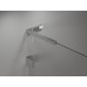 Mexen Lunar L dušo durys varstomos kairės 100 cm, skaidrios, chromuotos - 834L-100-000-01-00-L