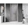 Mexen Lunar L dušo durys varstomos kairės 100 cm, skaidrios, chromuotos - 834L-100-000-01-00-L