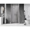 Mexen Lunar L dušo durys varstomos kairės 100 cm, skaidrios, chromuotos - 834L-100-000-01-00-L