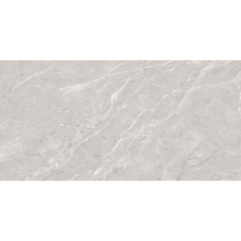 Mexen Versace Pilka glazūruotas, rektifikuotas gres G1, grindų ir sienų plytelės, 120 x 60 cm, blizgus - TL168-120-060-02