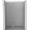 Mexen Lunar L dušo durys, atsiveriančios į kairę 130 cm, permatomos, chromuotos - 834L-130-000-01-00-L