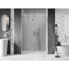 Mexen Lunar L dušo durys, atsiveriančios į kairę 130 cm, permatomos, chromuotos - 834L-130-000-01-00-L