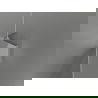 Mexen Lunar L kairios pusės dušo durys 140 cm, permatomos, chromas - 834L-140-000-01-00-L