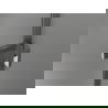 Mexen Lunar L kairios pusės dušo durys 140 cm, permatomos, chromas - 834L-140-000-01-00-L