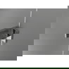 Mexen Lunar L kairios pusės dušo durys 140 cm, permatomos, chromas - 834L-140-000-01-00-L