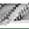 Mexen Lunar L kairios pusės dušo durys 140 cm, permatomos, chromas - 834L-140-000-01-00-L