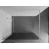 Mexen Kioto dušo sienelė Walk-in 70 x 200 cm, grafitas 8 mm, balta - 800-070-101-20-40