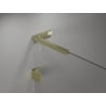 Mexen Lunar L kairiosios pusės dušo durys, 80 cm, permatomos, auksinės - 834L-080-000-50-00-L