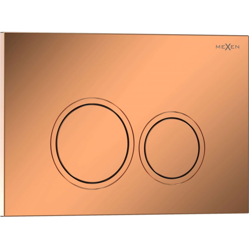 Mexen Tex 01 nuleidimo mygtukas, rožinis auksas blizgus - 6101-09