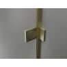 Mexen Lunar L dušo durys, kairinės 90 cm, skaidrios, šlifuotos auksinės - 834L-090-000-55-00-L