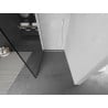 Mexen Kioto dušo siena Walk-in 70 x 200 cm, juodas raštas 8 mm, balta - 800-070-101-20-70