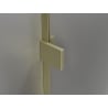Mexen Lunar L kairiosios pusės dušo durys 110 cm, skaidrios, šlifuotas auksinis - 834L-110-000-55-00-L