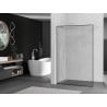 Mexen Kioto dušo siena Walk-in 100 x 200 cm, juodas raštas 8 mm, balta - 800-100-101-20-70