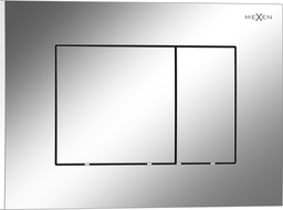 Mexen Tex 02 praplovimo mygtukas, blizgus chromas - 6102-03