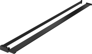 Mexen lentyna dušo sienelei su rankšluosčių laikikliu, juoda - 800-02-70