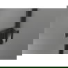 Mexen Lunar L kairiųjų durų dušo durys, 140 cm, skaidrios, šlifuotas gun gray - 834L-140-000-66-00-L