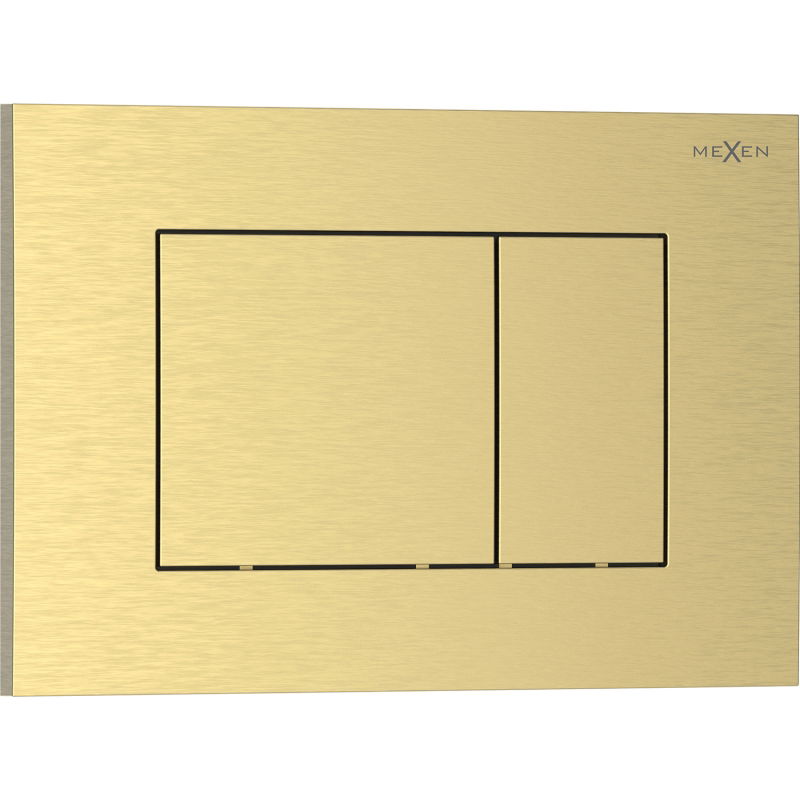 Mexen Tex 02 nuleidimo mygtukas, šlifuotas auksas - 6102-11