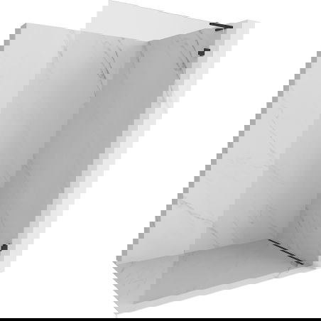 Mexen Lunar L dušo sienelė Walk-in dešinė 80 x 200 cm, permatoma 8 mm, juoda - 830L-080-000-70-00-P