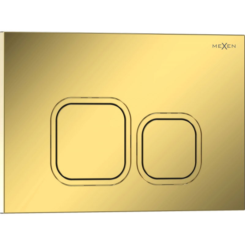 Mexen Tex 03 vandens nuleidimo mygtukas, auksinis šampanas blizgus - 6103-08