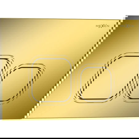 Mexen Tex 03 vandens nuleidimo mygtukas, auksinis šampanas blizgus - 6103-08