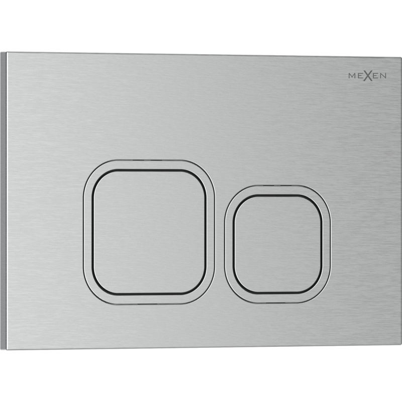 Mexen Tex 03 nuleidimo mygtukas, šepečiu nikeliuotas - 6103-10