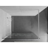 Mexen Kioto Dušo sienelė Walk-in 70 x 200 cm, baltas raštas 8 mm, balta - 800-070-101-20-85