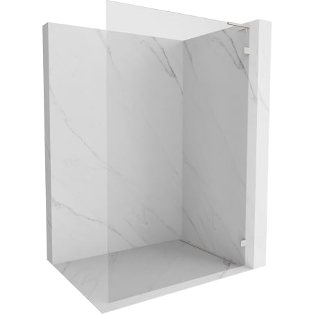 Mexen Lunar L dušo sienelė Walk-in dešinė 90 x 200 cm, skaidri 8 mm, šlifuotas nikelis - 830L-090-000-97-00-P